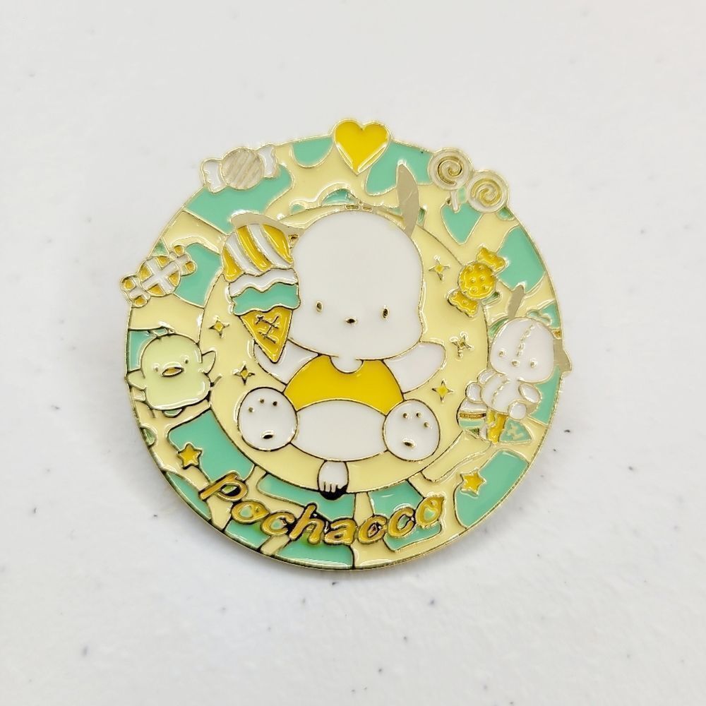 2/$20 Brand New Pochacco Pin Brooch #b